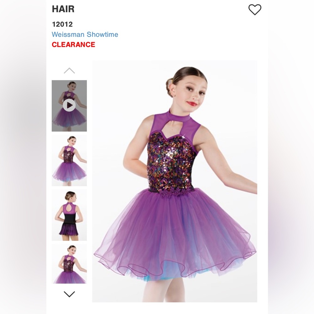 Small Adult Weissman HAIR 12012 - Worn Once on Stage